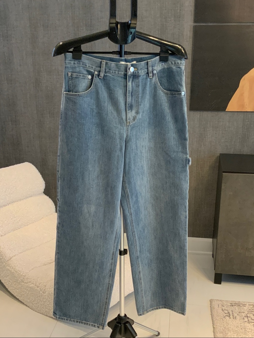 Tibi Light Blue Denim Sam Jeans 28